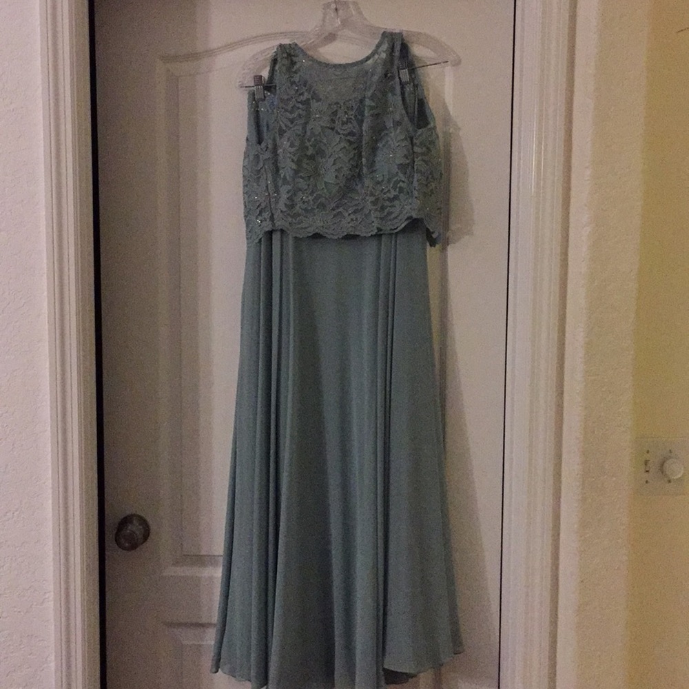 Two piece prom dress